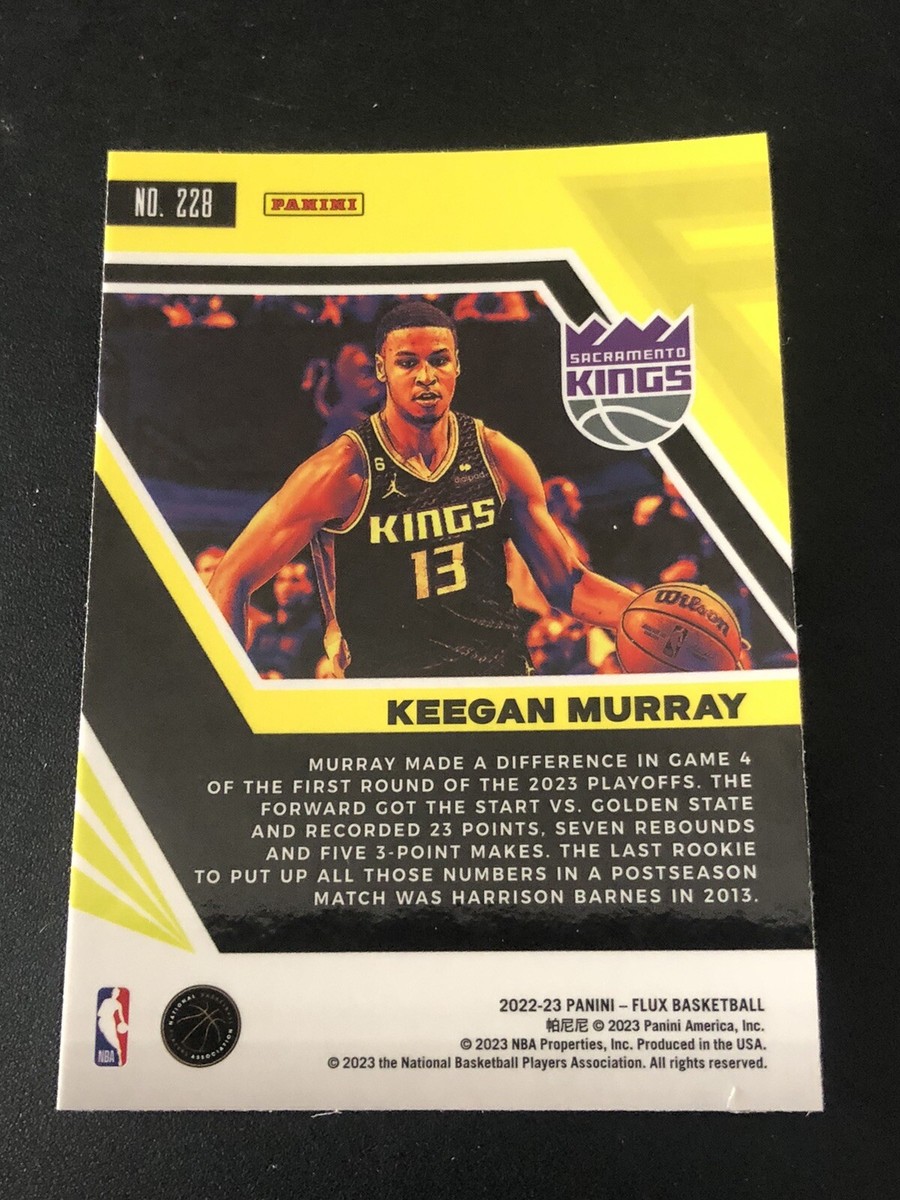 2022-23 Panini Flux Rookies Keegan Murray #228 Rookie RC | eBay
