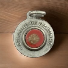 Vintage Saint Anne De Beaupre (Jesus' Grandmother) Religious Relic Medal Pendent