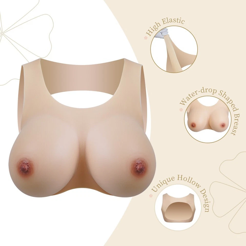 Силиконовые формы груди сзади полые имитация поддельных булочек кроссдрессер перетаскиватель королева - Изображение 3 из 4