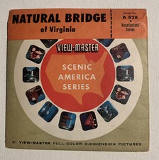 Sawyer's View-Master NATURAL BRIDGE OF VIRGINIA - A828 - 3 Reel Set