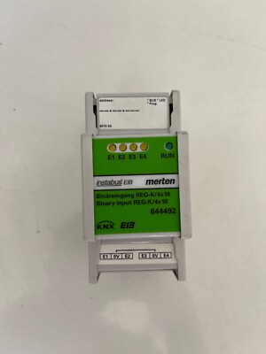 Merten knx eib 644492 binary input reg-k/4x10 | eBay