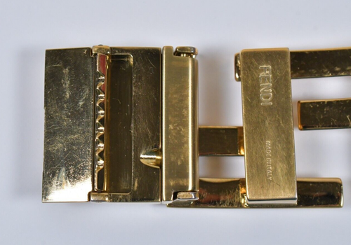 FENDI Reversible Belt Buckle + AS IS MONSTER FACE Made in Italy - Picture 18 of 23
