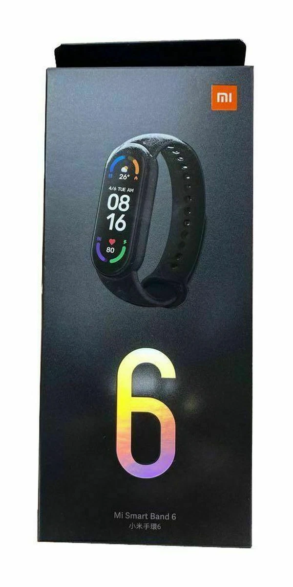 XIOAMI Mi Smart Band 6 (Global) AMOLED Screen 1.56 BLACK *** OPEN BOX ***