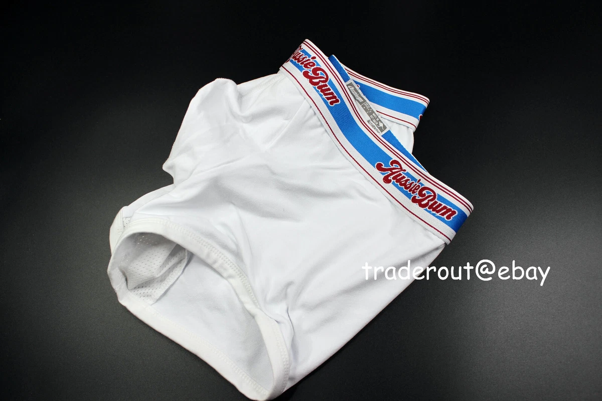 AussieBum Men white SupaDupa trunk underwear Size S or M