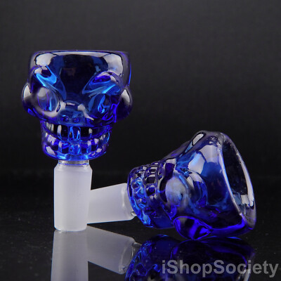 3PCS Diamond Glass Slide Bowl Water Pipe Hookah 14mm Male Bowl Fast