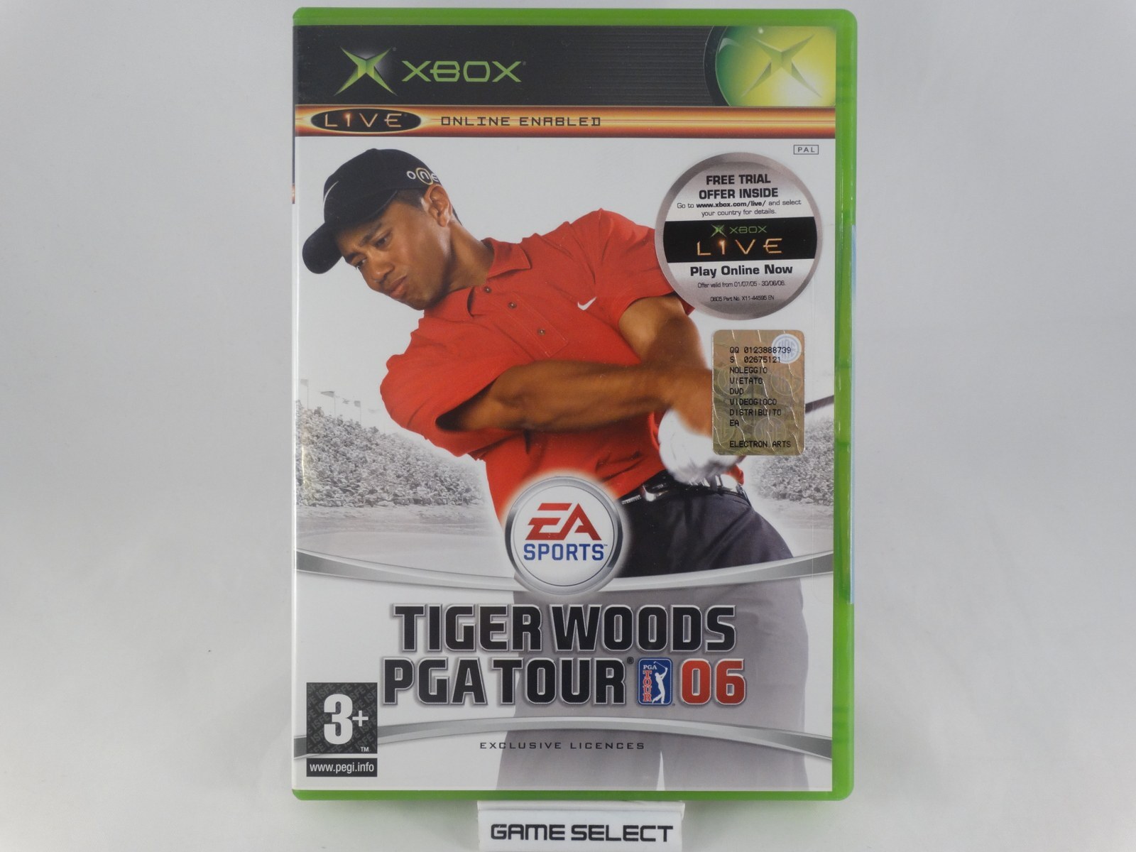 TIGER WOODS PGA TOUR 06 2006 GOLF XBOX CLASSIC PAL EUR NED - COMPLET