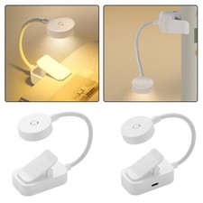 -Mini LED Reading Book Light Table Lamp Adjustable USB Rechargeable ClipOn