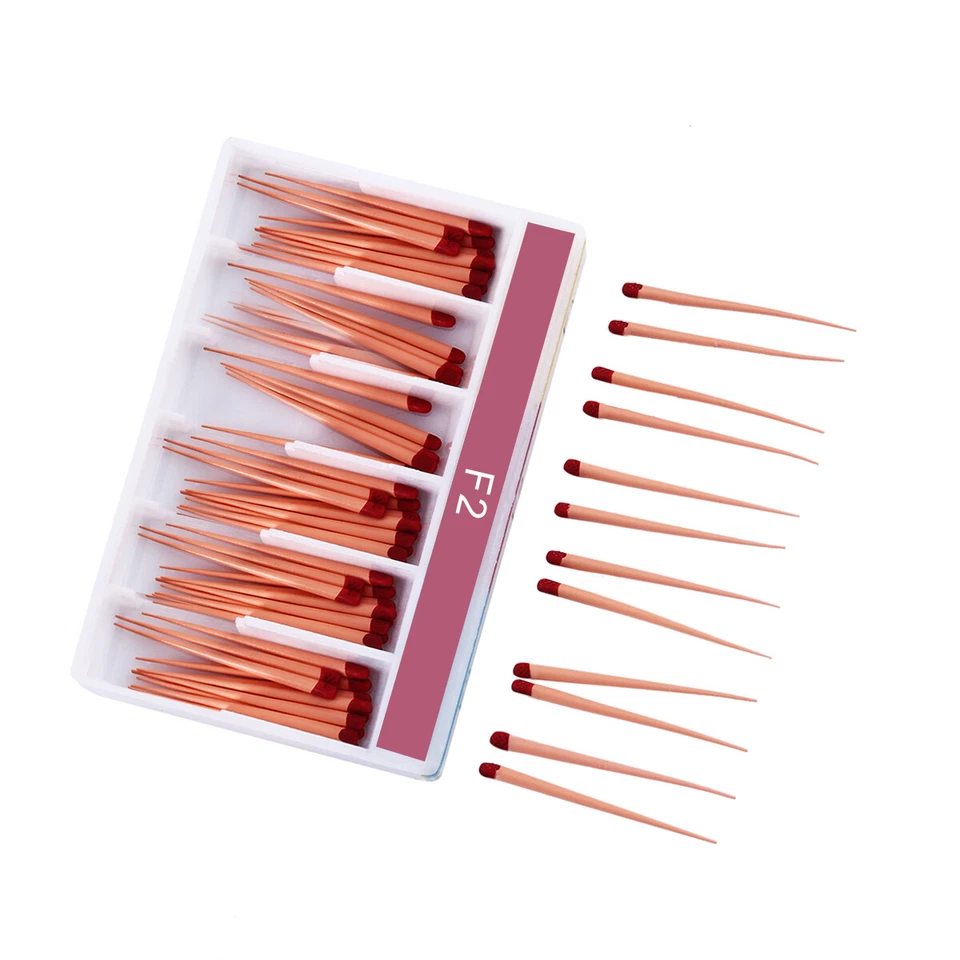 AZDENT Dental Endodontic Gutta Percha Points Endo Root Canal F1.F2.F3 60pcs/Pack - Image 4 of 4