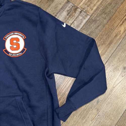 NWT Men's Nike Hooded Sweatshirt -- Syracuse Orange-- Large Full Zip - Picture 3 of 4