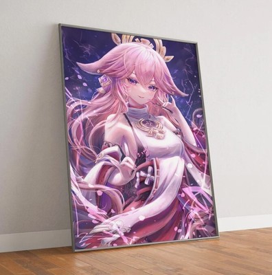 Genshin Impact Yae Miko Poster, High Quality  Poster Print