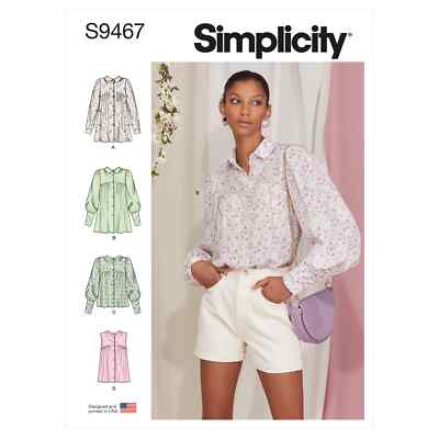 Simplicity Schnittmuster S9467 Misses' Tops