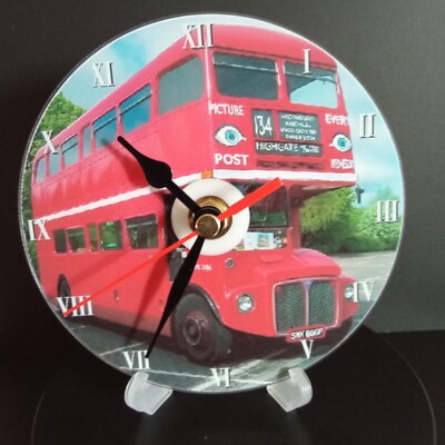 London Bus Geschenk rot Routemaster klassische DVD Uhr - kostenloser Versand
