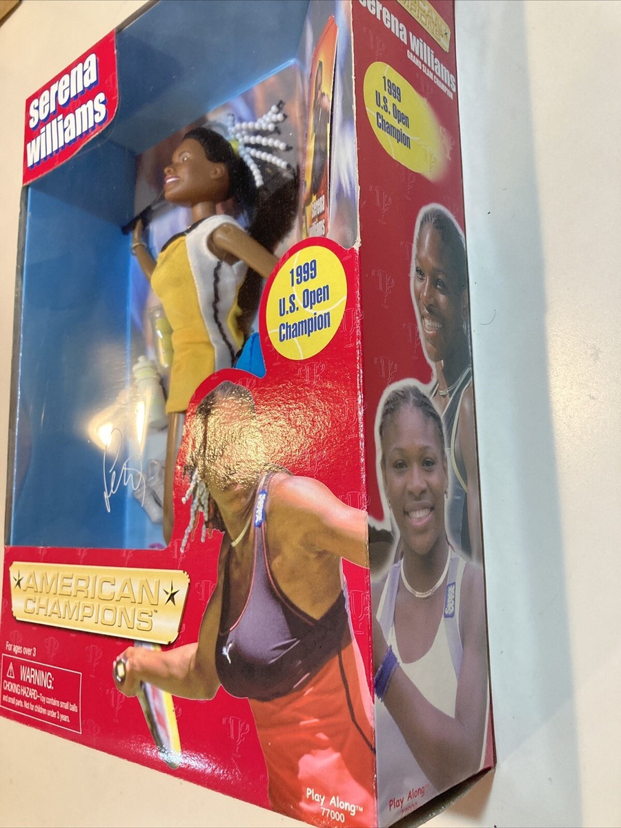 Rare Barbie Size Serena Williams American Champions 1999 US Open 11.5 Doll | eBay Rare Barbie Size Serena Williams American Champions 1999 US Open 11.5 Doll | eBay
