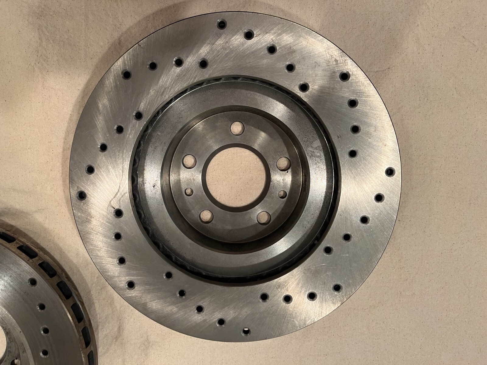 1988-1991 FERRARI TESTAROSSA BREMBO PERFORMANCE BRAKE DISC ROTORS FRONT SET- NEW