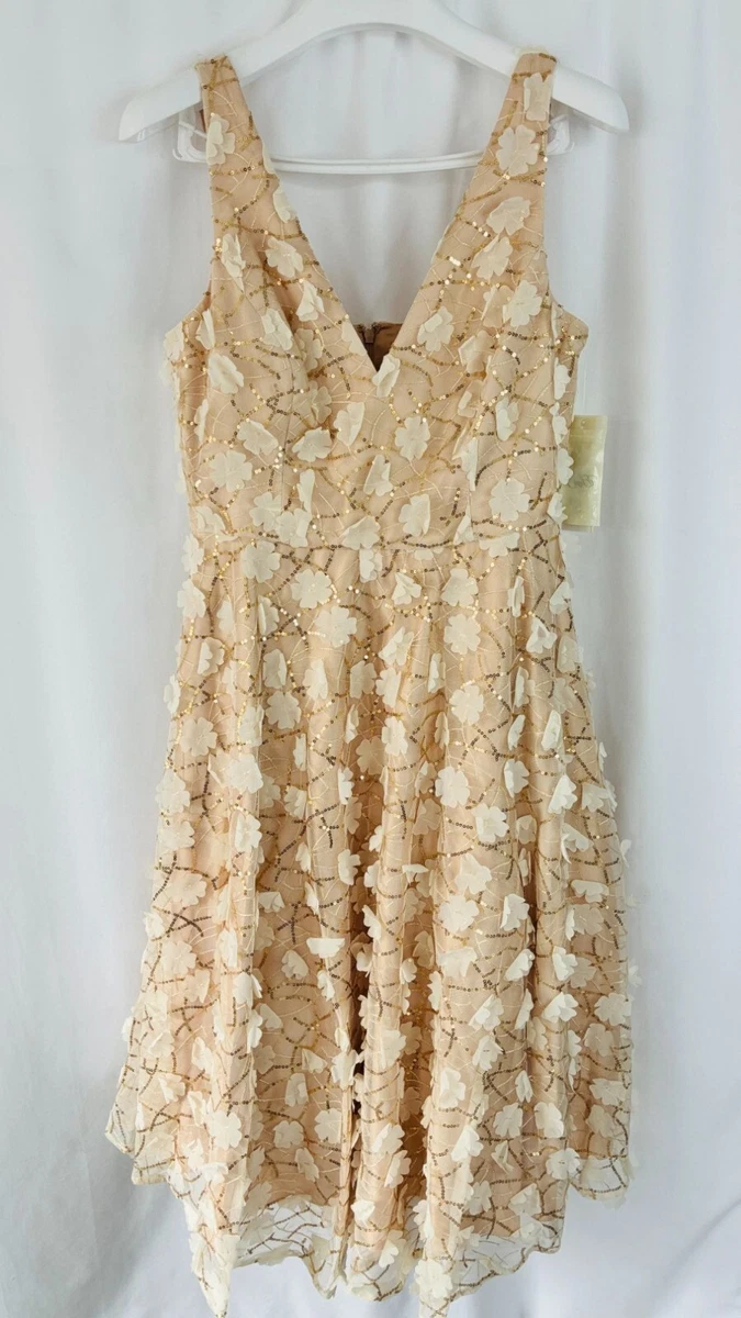 eliza j yellow lace dress Eliza J Lace Asymmetric Cocktail Dress in Yellow