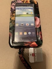 Mundi Smart Wristlet Phone Case Wallet, Flower, NEW