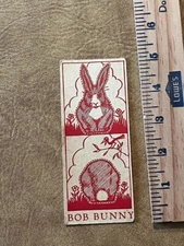 Vintage 1935 J&P Coats Thread Bob Bunny Rabbit Spool Pet Non Sport Trade Card