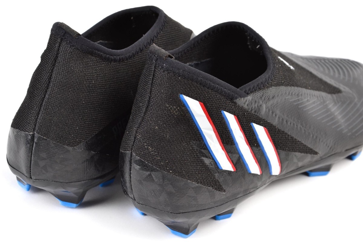 Adidas Predator Edge 3 Laceless FG Soccer Cleats GV9859 Black Blue Men’s : 11.5 adidas Predator Edge.3 Laceless FG Soccer Cleats Mens Size 5  main image 2
