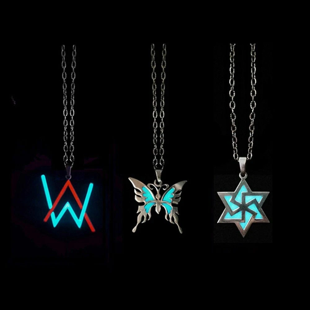Butterfly luminous necklace deals