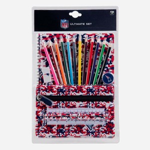 Nfl Football New England Patriots Writing Set Pen Ruler Writing Pad Eraser Ebay