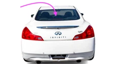 Fits: 2008-2015 Infiniti G37 & Q60 2D Coupe Back Rear Window Glass/SOL-HTD-ANT
