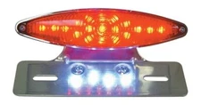 Mid USA Small Cateye Taillight/License Mount for Custom Harley Chopper 11240