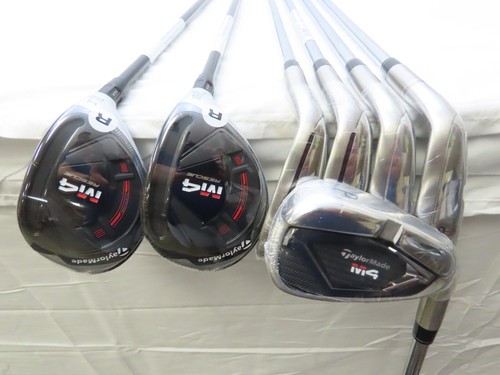 New RH Taylormade M4 Combo Iron Set 4H-PW KBS MAX 85 Regular Flex Steel Shafts