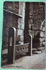 The Stocks Coventry England Vintage Postcard