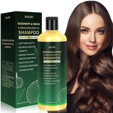 500ML Organic Rosemary Onion Shampoo for Hair Growth Women Men, Natural Hair