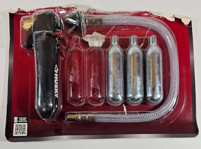 #ad Husky HVAC Condensate Line Blaster Kit CO2 Cartridge Hose Open Box Missing 2 $17.95