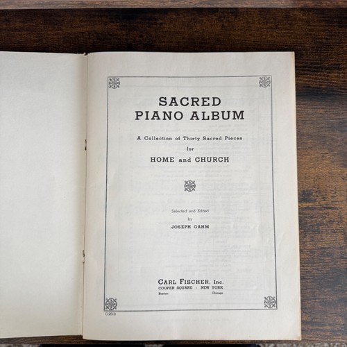 Sacred Piano Album Home And Church Selected By Joseph Gahm - Picture 3 of 8