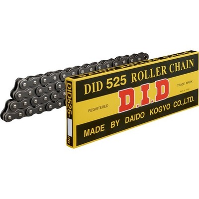 D.I.D M525X114RB 525 Standard Series Non O-Ring Chain - Natural - 114 Links N...