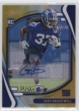 2021 Absolute Rookies Spectrum Gold Signatures 5/10 Gary Brightwell Auto 1h7f