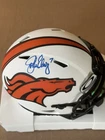John Elway signed Lunar Eclipse Mini Helmet, Denver Broncos, Beckett BAS