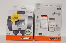 CLABER 8498 DUAL SOLAR POWER A 2 VIA PROGRAMMATORE ACQUA GIARDINO BLUETOOTH