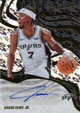 2024-25 Panini Revolution - Revolutions Signatures David Duke Jr. #RS-12 (AU)