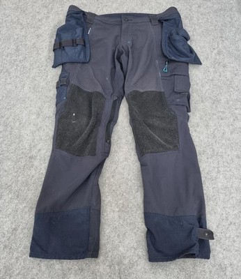 Mascot Work Trousers Mens W40 L31 Blue Advanced Cargo Holster Pockets Reflective