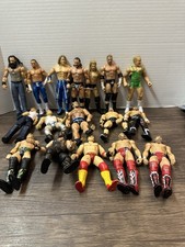 WWE Wrestling Action Figures (Lot of 17) Samy Zayn, HHH, Rusev, Mankind….etc