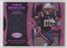 2021 Certified New Generation Jerseys Mirror Pink /199 Rhamondre Stevenson 0wp8