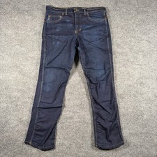Origin Maine D68 Delta 68 Jeans Mens 32x28 Indigo Dark Wash Stretch Made in USA