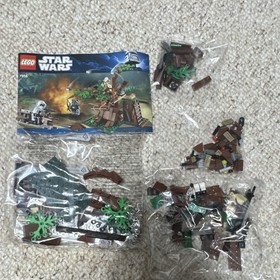 NEW LEGO Star Wars 7956 Ewok Attack Complete Set w/ Box, Manual, 166 pcs