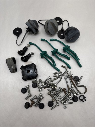 OEM Stihl MM55 Tiller Miscellaneous Parts Lot Bolts Knob Gas Cap Fuel Lines
