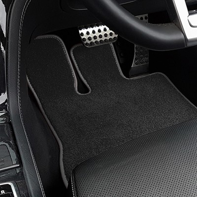 To fit Dacia Duster WITH PASSENGER DRAW 2018+ Black Platinum Car Mats [LL]
