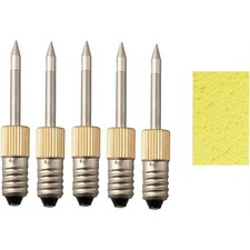 Pack of 5 Soldering Iron Tips, Replacement Tips, E10 Interface, Soldering7088