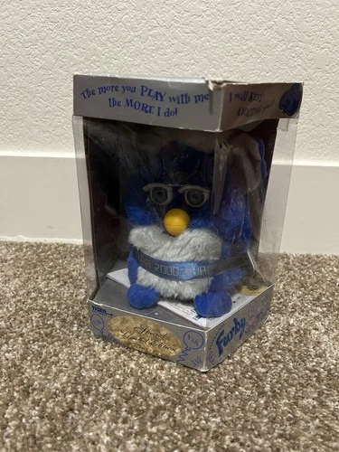 Furby 2000 Y2K Blue Special Limited Edition Millennium New 1999