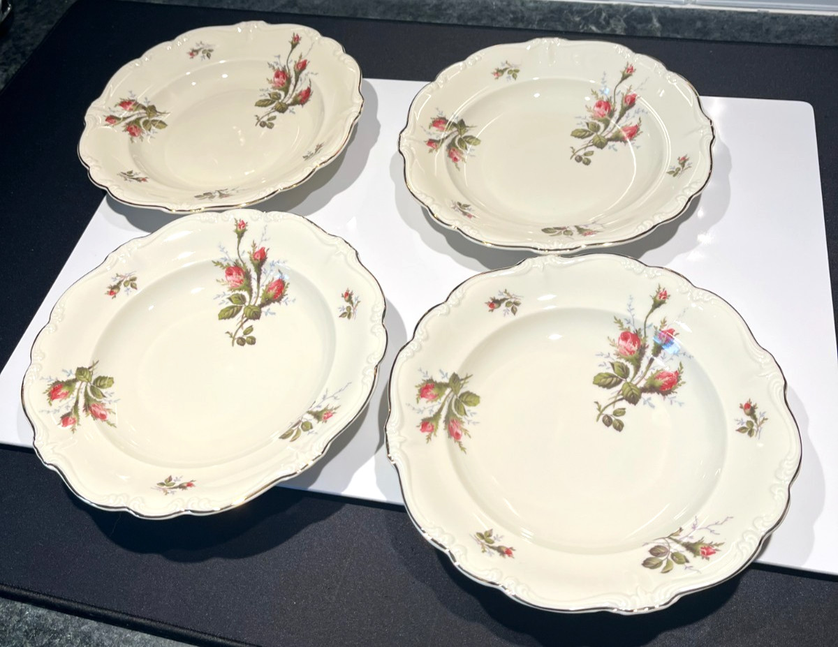 Rosenthal Pompadour Moss Rose GOLD Rimmed 8 1/2