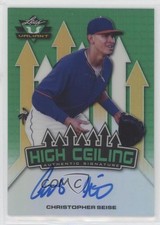 2017 Leaf Valiant Draft High Ceiling Green /99 Chris Seise Christopher Auto 0l2