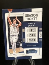 NIKOLA JOKIC -2021 Panini Contenders #68 SEASON TICKET - 3 Time NBA MVP