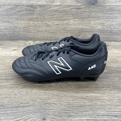 New Balance 442 V2 Academy FG Black White Soccer Cleats Size 9 New Balance 442 V2 Academy FG Black White Wide Soccer Cleats  main image 4
