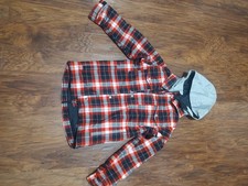 Burton Snowboard Jacket Red Plaid Medium